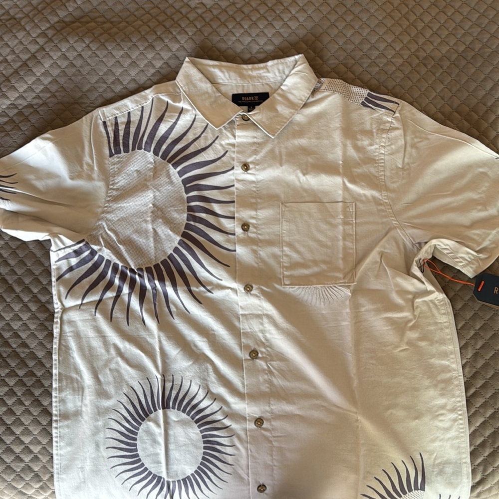 Roark Shark Gray Woven Shirt